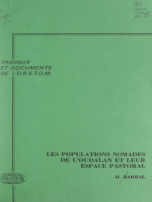cover image of Les populations nomades de l'Oudalan et leur espace pastoral